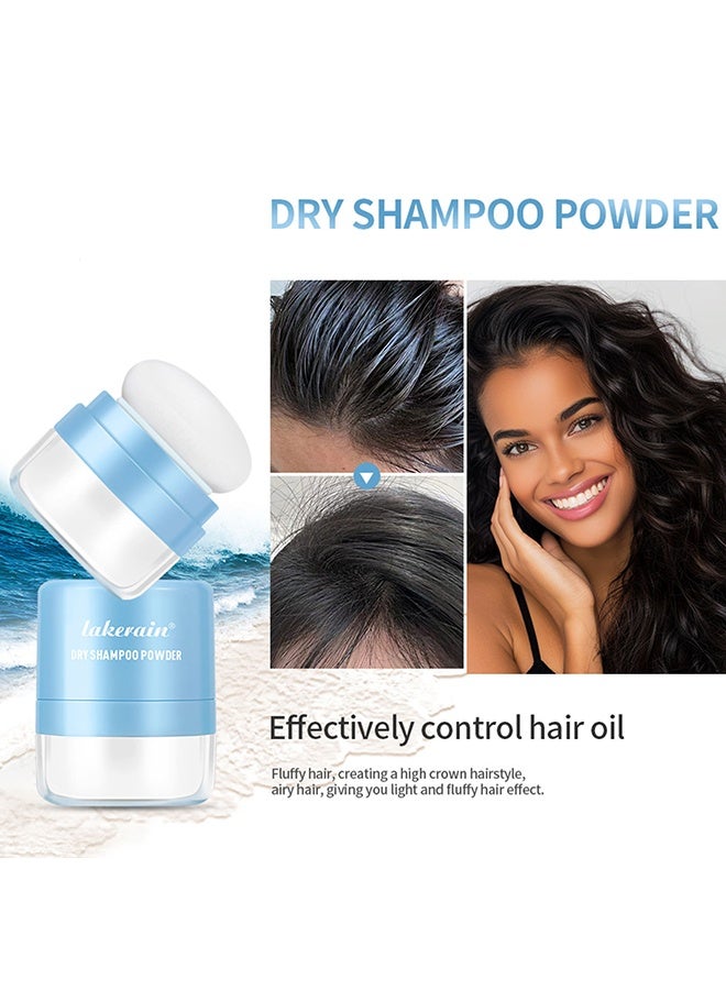 lakerain Dry Shampoo Powder ，Dry Shampoo Control Hair Oil Refresh Hair Fragrance and Volumizes Hair Volumizing Dry Shampoo Powder for Fluffy Hair Easy to Use Shampoo Fresh Floral #3 Ocean fragrance - Image 3